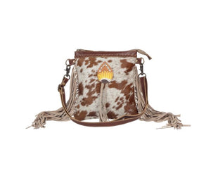 EUNOIA LEATHER & HAIRON BAG MYRA BAG 4•3•7•9