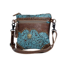 Load image into Gallery viewer, AZURE AESTHETIC LEATHER &amp; HAIRON BAG 3•3•9•8
