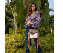 Load image into Gallery viewer, BLOSSOM HAND-TOOLED BAG 2•8•5•5
