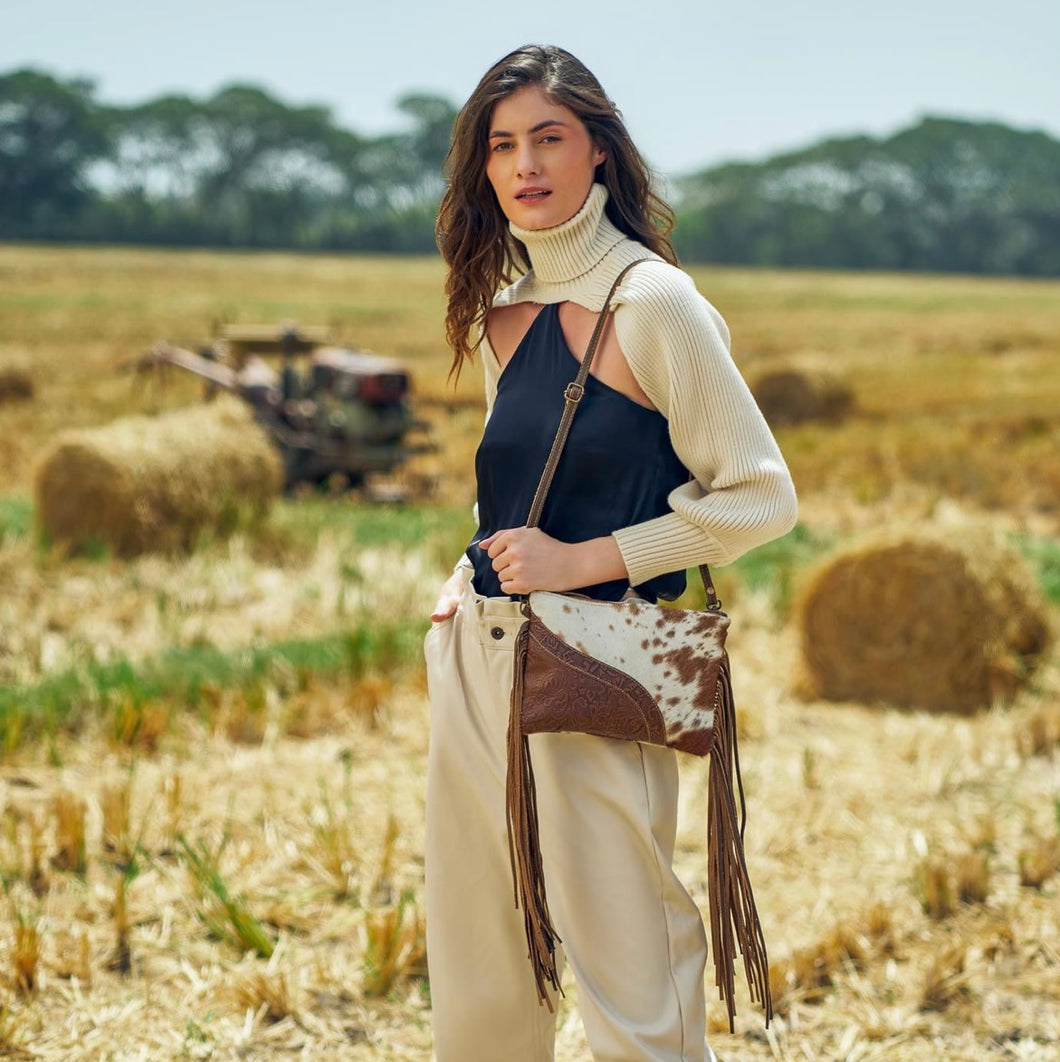 LEATHER & HAIRON BAG MYRA BAG 3•8•2•8