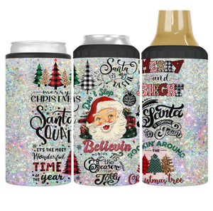Santa Squad 4 in 1 Koozie Tumbler