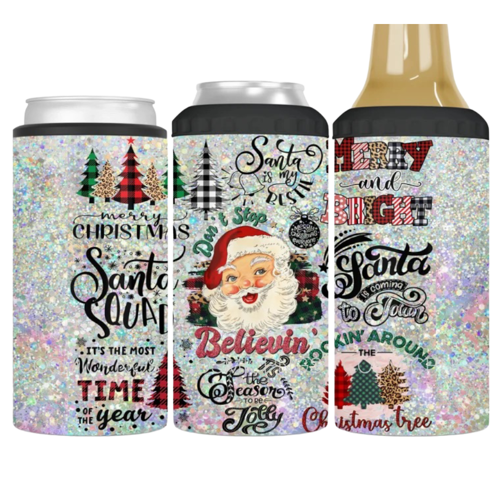 Santa Squad 4 in 1 Koozie Tumbler